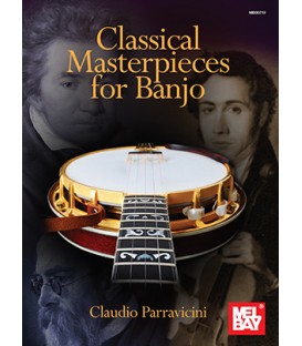 Classical Masterpieces for Banjo Book - by Claudio Parravicini