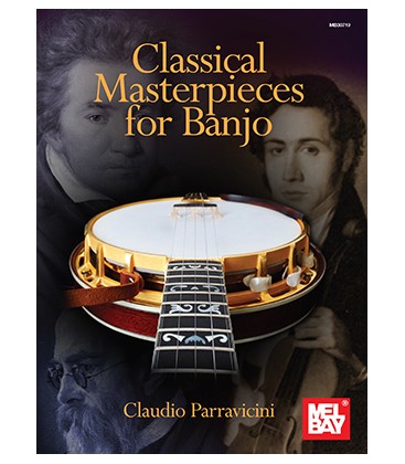 Classical Masterpieces for Banjo Book - by Claudio Parravicini