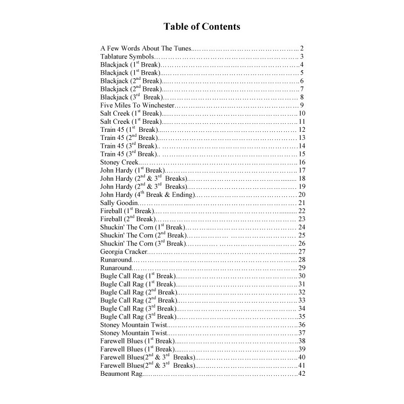 J.D. Crowe Instrumental Solos