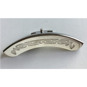 Cobalt-Plated Engraved Banjo Armrest - on Special Sale
