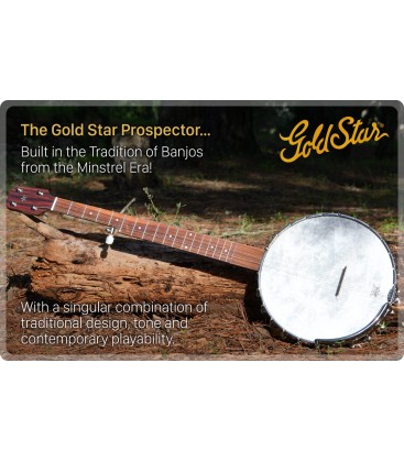 The Gold Star GE-1 Prospector Old-Time Banjo
