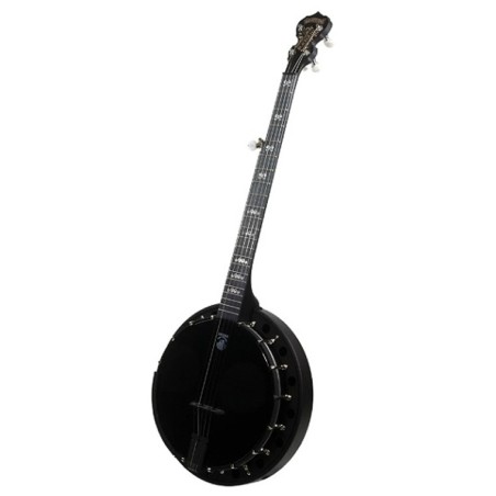 Deering Goodtime Blackgrass Banjo - Free Guardian Hard Shell Case