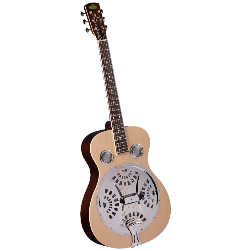 Resophonic Guitar - Regal - Round Neck Natural