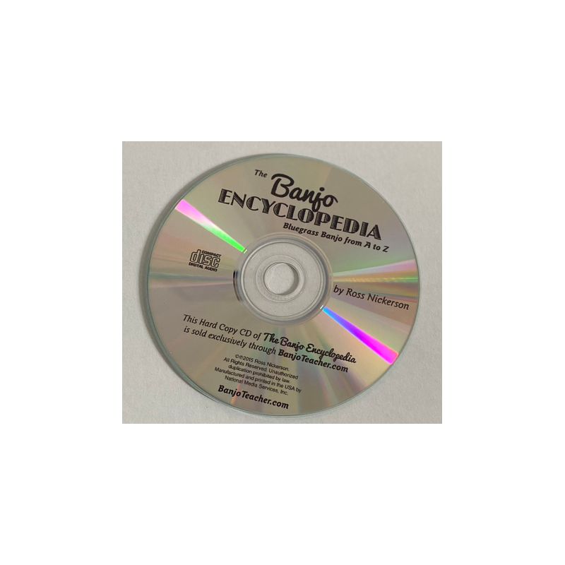 Audio CD for The Banjo Encyclopedia - CD Disc Only - Replacement CD