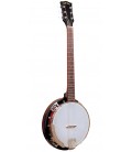 Goldtone CC Banjitar - Banjo Guitar with Six Strings with Free Heavy Padded Bag or Hard Case Option