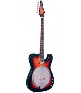 Gold Tone ES Banjitar 6-string Electric Banjo Guitar - Free Hard case