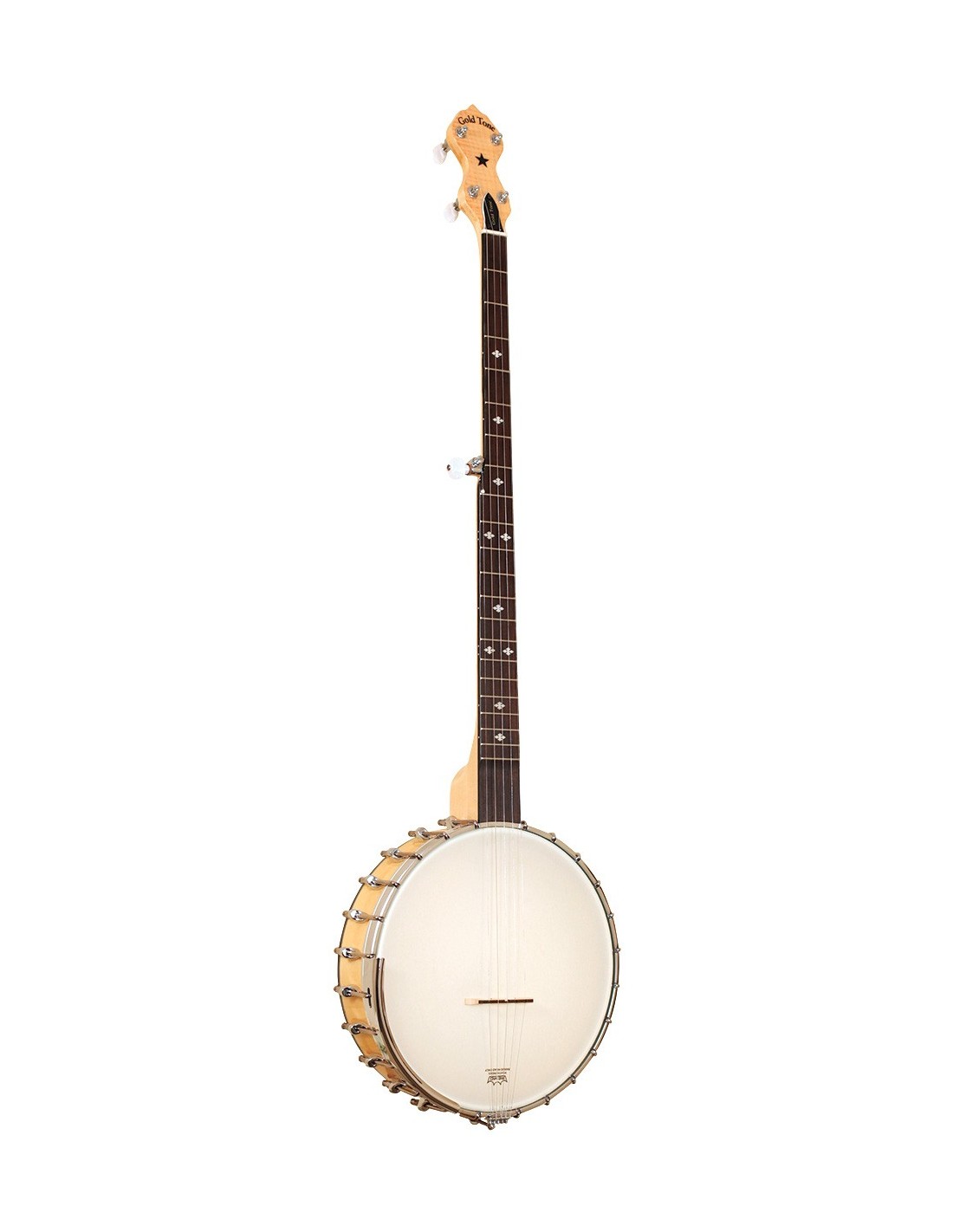 Gold Tone MC-150R/P Maple Classic Banjo with Steel Ring Gloss Natural