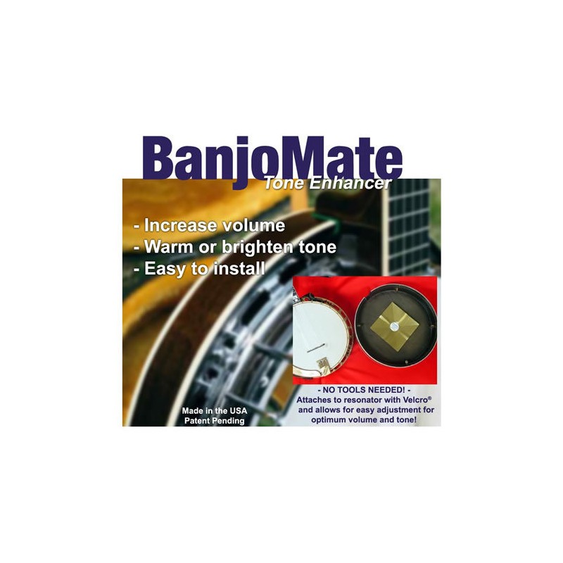 Banjo Mate Tone Enhancer Plain Brass or Nickel Plated