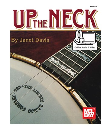 Up the Neck Banjo Book by Janet Davis - Book + Online Audio/Video