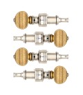 Rickard Cyclone 10:1 High Ratio Banjo Tuners Set of 4 Colors Brass Red Black