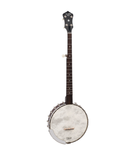 Recording King - RK-OT26 with White Lady Tone Ring - Open Back Clawhammer Banjo