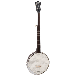 Recording King - RK-OT26 with White Lady Tone Ring - Open Back Clawhammer Banjo