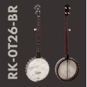 Recording King - RK-OT26 with White Lady Tone Ring - Open Back Clawhammer Banjo