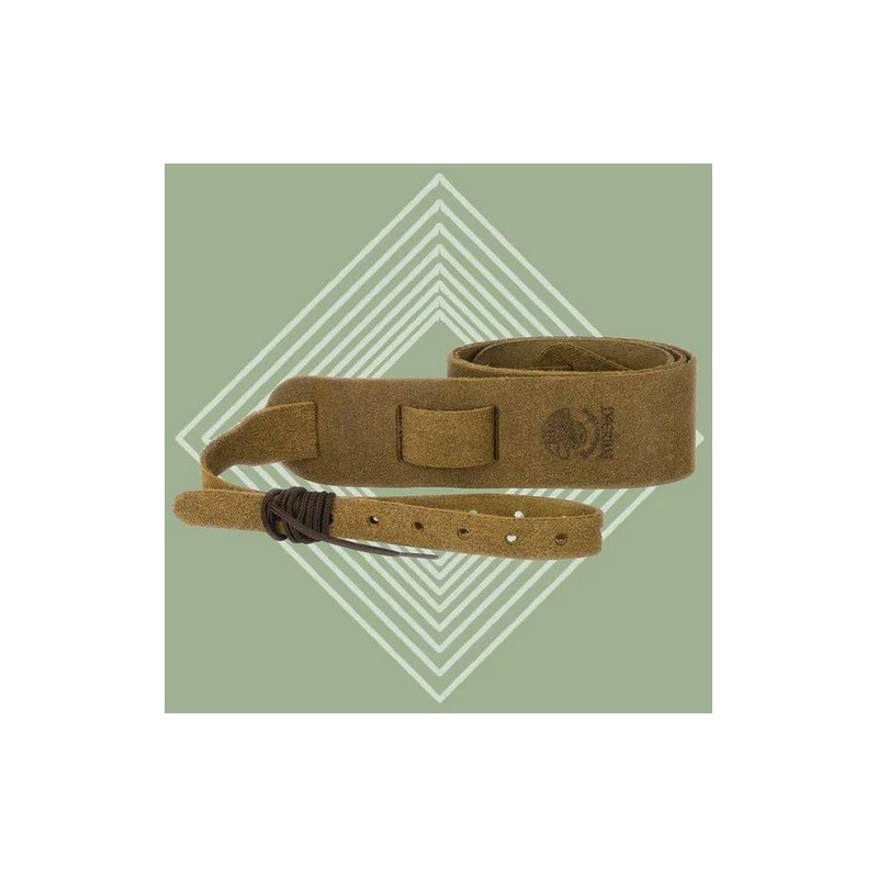 Deering Comfortable Leather Banjo Strap for Goodtime, Artisan and Open Back Banjos