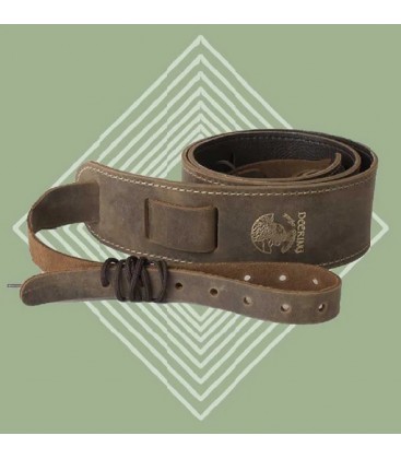 Deering Comfortable Leather Banjo Strap for Goodtime, Artisan and Open Back Banjos