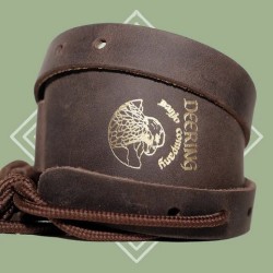 Deering Comfortable Leather Banjo Strap for Goodtime, Artisan and Open Back Banjos