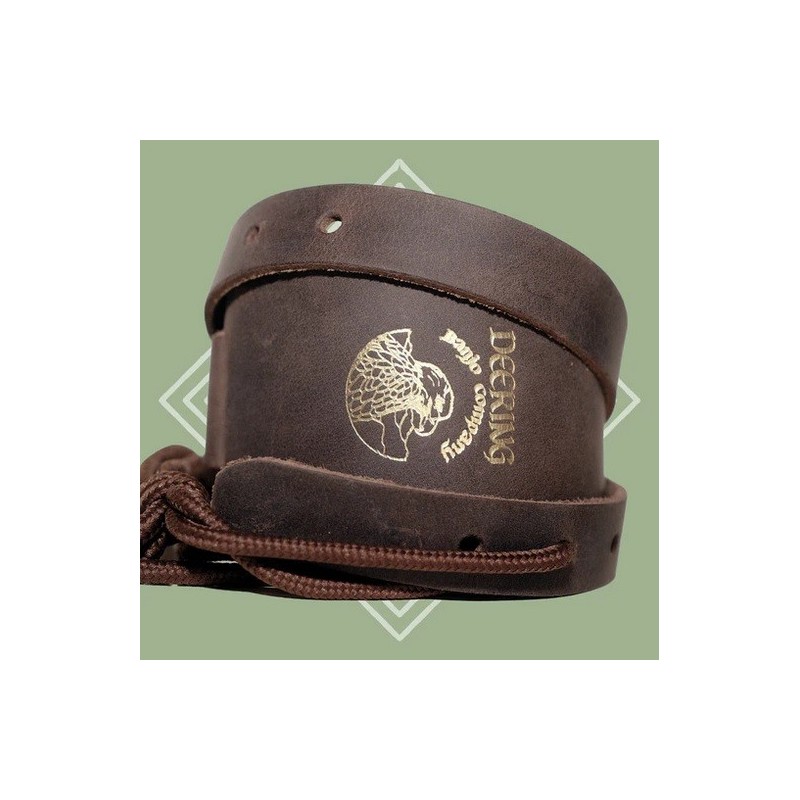 Deering Comfortable Leather Banjo Strap for Goodtime, Artisan and Open Back Banjos