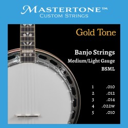 Gold Tone Replacement Banjo Strings Medium Light Gauge Strings