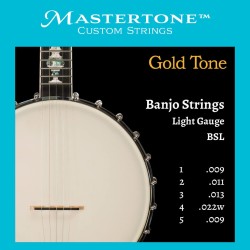 Banjo Light Gauge Strings by Gold Tone Ideal for any 5-string Banjo