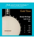 Banjo Light Gauge Strings by Gold Tone Ideal for any 5-string Banjo
