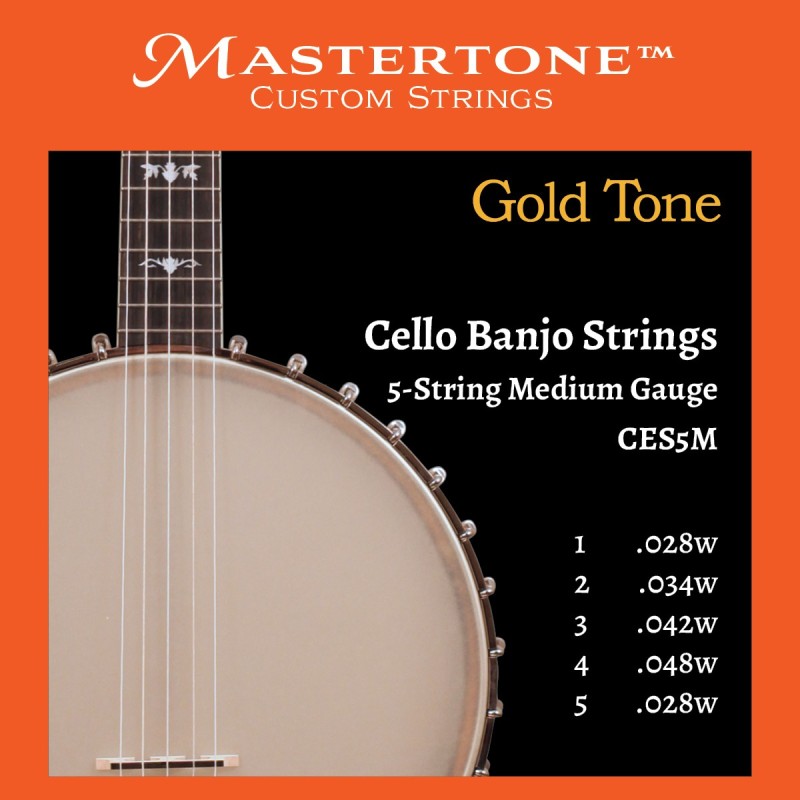 CEB 5 Cello Strings – Medium and Light