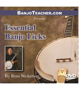 Essential Banjo Licks by Ross Nickerson DVD Video and Tab Book