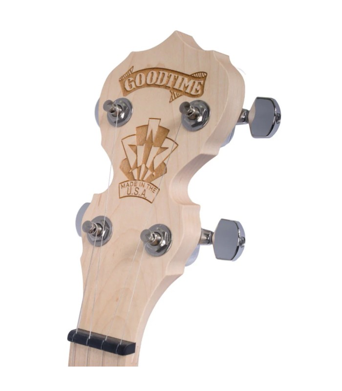 Deering Goodtime Parlor Junior Size 19 Fret Banjo Travel Banjo Deco Version