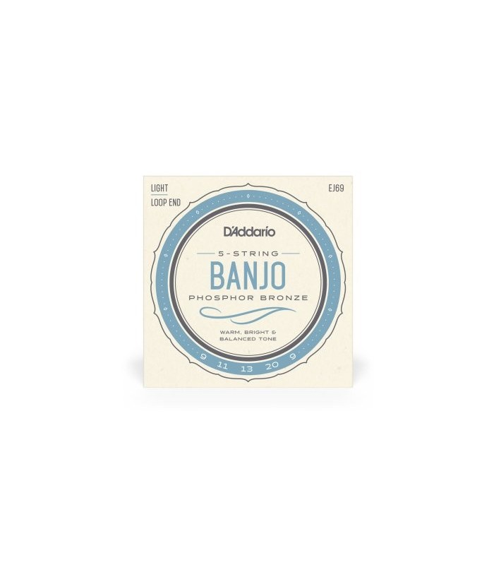 Banjo Strings - D'Addario Light Gauge Banjo Strings - J63