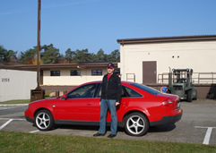 son and car