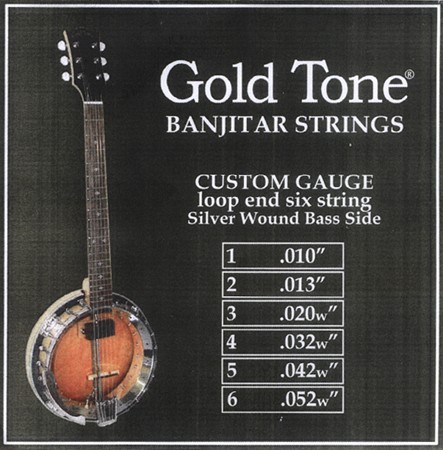 6 String Banjo Strings | Banjitar Strings | GHS Strings | Gold Tone