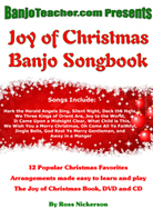 Christmas Banjo Tab Book by Ross Nickerson