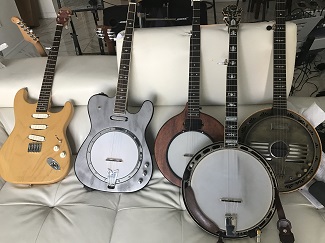 Pictures of Electric Banjos