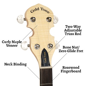 Gold Tone CC-100 Banjo Features